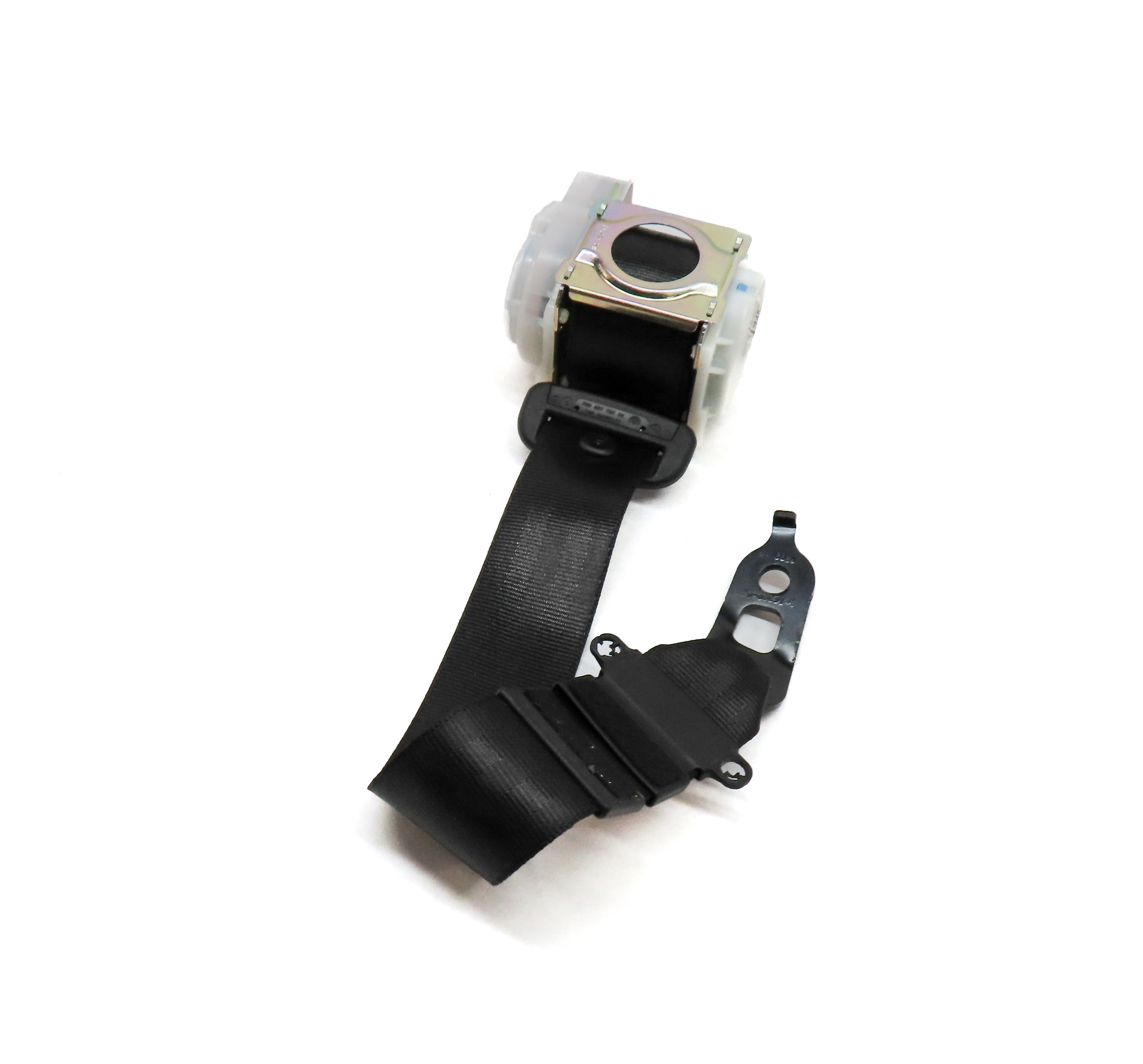 2013 PORSCHE CAYENNE (958) REAR CENTER SEAT SEATBELT RETRACTOR (BLACK) — exact item pictured